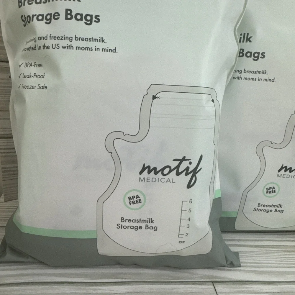 UNOPENED Motif Medical Breast Milk Storage Bags 2 x 100ct
